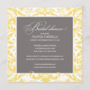 Pesquisar por damasco amarelo convites Bridal