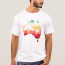 Pesquisar por mapa austrália camisetas Aussie