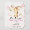 Pesquisar por giraffe convites Pastel