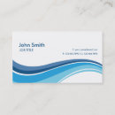 Pesquisar por onda azul cartao de visita Simples