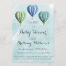 Pesquisar por balão de ar quente verde convites Menino