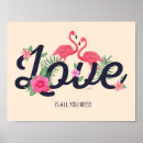 Pesquisar por amor flamingo pôsteres Verão