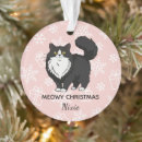 Pesquisar por gato do natal ornamentos For her