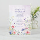 Pesquisar por flor lavanda casamento convites Aquarela
