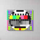 Pesquisar por televisão impressão de canvas Retro