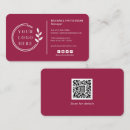 Pesquisar por rosa escuro cartao de visita Negócio