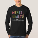 Pesquisar por ajuda à consciência camisetas Consciência mental sobre saúde