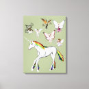 Pesquisar por unicórnio arco íris impressão de canvas Asas