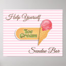 Pesquisar por sundae do sorvete pôsteres Retro