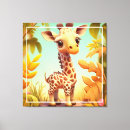 Pesquisar por desenho girafa impressão de canvas Animal