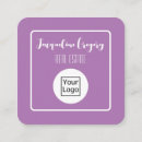 Pesquisar por purple cartao de visita Minimalista