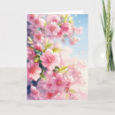 Pesquisar por flores japonesas cartoes Flor de cerejeira
