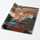 Pesquisar por carros velhos papel de presente Vintage