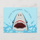 Pesquisar por tubarão engraçado cartoes postais Legal