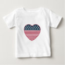 Pesquisar por coração da bandeira americana camisetas For kids