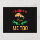 Pesquisar por pizza engraçada cartoes postais Fofinho