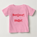 Pesquisar por francês bebê camisetas Bonjour
