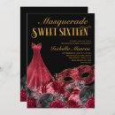 Pesquisar por doce preto e vermelho 16 convites For her