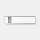 Pesquisar por porta placas Preto e branco