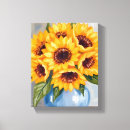 Pesquisar por girassol amarelo impressão de canvas Pintura