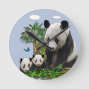 Pesquisar por urso panda relogios de parede Natureza