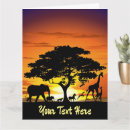 Pesquisar por por do sol africano cartoes África
