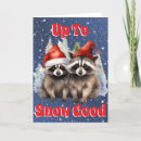 Pesquisar por guaxinim engraçado cartoes postais Inverno