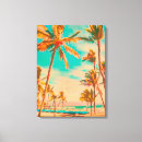 Pesquisar por pintura do vintage impressão de canvas Pôr do sol
