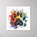 Pesquisar por patas impressão de canvas Amante de cachorro