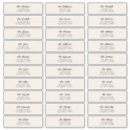 Pesquisar por individual adesivos Nomes de convidado individuais