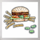 Pesquisar por burgers pôsteres Batatas fritas