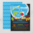 Pesquisar por da piscina aniversário convites For kids