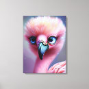 Pesquisar por rosa bebê impressão de canvas Flamingo