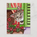 Pesquisar por gato francês cartoes postais Pintura