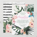 Pesquisar por luau bridal shower convites Cor de rosa