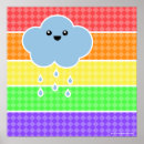 Pesquisar por nuvem kawaii pôsteres Arco íris