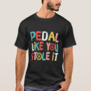 Pesquisar por bicicleta do pedal camisetas Engraçado