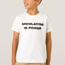 Pesquisar por o conhecimento é poder camisetas Escola