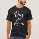 Pesquisar por dios es amor camisetas Cristão