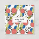 Pesquisar por impressão floral cartao de visita Rosa