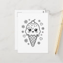Pesquisar por sorvete kawaii cartoes postais Cone