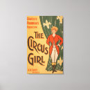 Pesquisar por circo impressão de canvas Vintage