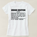 Pesquisar por produção video camisetas Editor de vídeo