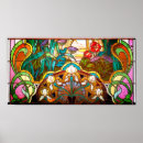 Pesquisar por vidro colorido pôsteres Floral