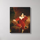 Pesquisar por veludo impressão de canvas Vermelho