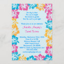 Pesquisar por do luau doce 16 convites Havaiano