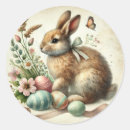 Pesquisar por vintage easter bunny adesivos Páscoa de vintage