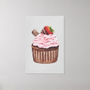 Pesquisar por cupcake impressão de canvas Comida