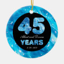 Pesquisar por 45 anos ornamentos Safira