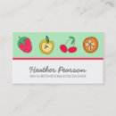 Pesquisar por fruta cartao de visita Nutricionista